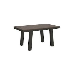 Itamoby Uitschuifbare tafel 90x160/264 cm Bridge Evolution Antraciet Notenstructuur - VE160TABRGEVO-NC-AN