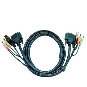 ATEN 3M USB DVI-D Dubbelvoudige Link KVM Kabel