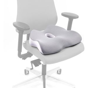 MEDISIT - IV - Zitkussen - Grijs - Orthopedisch, Ergonomisch, Afneembare Bekleding