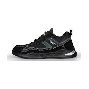Nezr® Safety Werkschoenen Dames en Heren - Veiligheidsschoenen - Sneaker - Waterdicht/Lichtgewicht/Stijlvol/Modieus - S3 Veiligheidsklasse - Maat 43 - 43 zwart Multi-materiaal 8720908580733