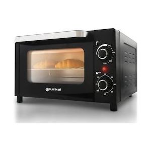Grunkel Mini elektrische oven 10L met 800W vermogen - zwart Multi-materiaal 8426156017013