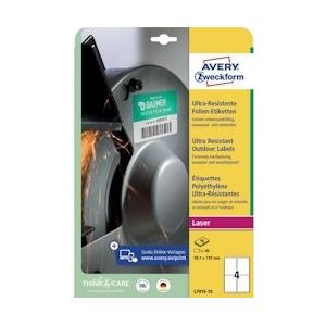 Avery ultra resistente etiketten voor buiten ft 63,5 x 33,9 mm (b x h), doos van 240 etiketten - 4004182068076