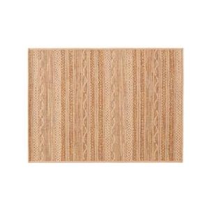 Oviala Business Polypropyleen rechthoekig tapijt 120x160 cm roest - bruin Polypropyleen, kunststof 107029