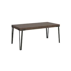 Itamoby Uitschuifbare tafel 90x180/284 cm Antraciet Rio Walnoot structuur - 8050598010853