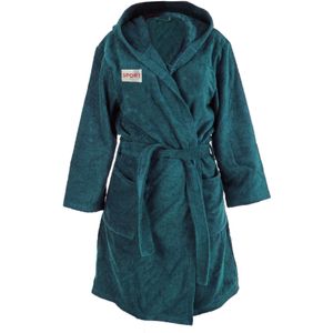 Badjas - Kobaltblauw - 100% Katoen - Sneldrogend - Twee Zijzakken