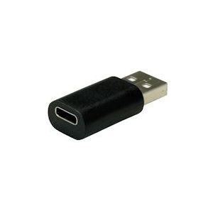VALUE USB 2.0 Adapter, USB Type A - C, M/F - zwart 12.99.2995