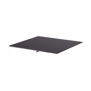Oviala Business Gelamineerd tafelblad 60x60 cm zwart - Oviala - zwart Metaal 107232
