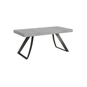 Itamoby Uitschuifbare tafel 90x180/440 cm Proxy Cement Antraciet Structuur - VE180TAPRX440-CM-AN