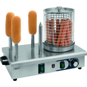 Saro HOT DOG Verwarmer Model HW 2 - Roestvrij staal SAR-443-1020