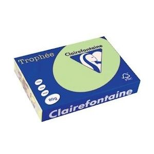 Clairefontaine Trophée gekleurd papier, A4, 80 g, 500 vel, groen - 669268