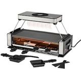 Unold RACLETTE 48785 Rookloos - Raclette grill/grill - Gourmetstel - Zilver - Zwart