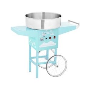 Royal Catering Commerciële suikerspinmachine - 52 cm - 1.200 W - Turquoise - Leuke keuken - Blauw