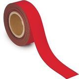 MAUL magnetisch etiketband beschrijf- en wisbaar, 10mtx50mm, rood - blauw Papier 4002390082976