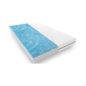 Mister Sandman Ergonomische gelschuimmatras met wasbare hoes | 200x200 | Matras 200x200 met koudschuimkern en geltopper voor optimale drukontlasting - wit Multi-materiaal 123753