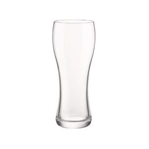 Bormioli Rocco set van 6 bierglazen Weizen, transparant glas, 41 cl - transparant Glas 991634