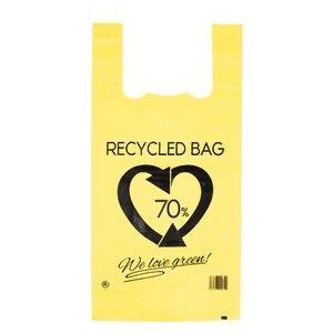 MONOUSO - Herbruikbaar Plastic Hemddraagtassen Geel 42x53cm 50µm (1 Kg) - 8435771410307