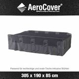 AEROCOVER AeroCover Ademende beschermhoes voor zitgroepen 305x190xH85 cm - grijs Polyester 444345