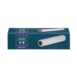 METRO Professional vershoudfolie, transparant plastic, 13 µm, 300 m x 29 cm - Synthetisch materiaal 979007