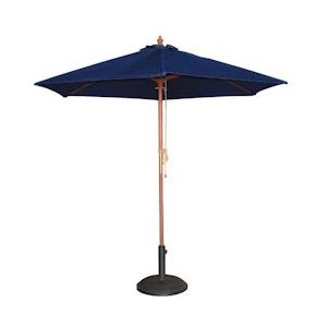 Bolero ronde donkerblauwe parasol 3 meter - blauw GG497