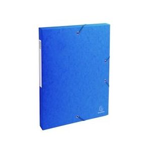 Exacompta elastobox Exabox blauw, rug van 2,5 cm - blauw 50302E