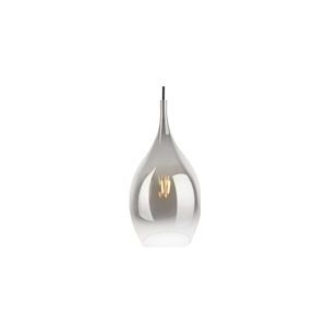 Leitmotiv Hanglamp Drup - Chroom Schaduw - 37,5x20cm - zilver Glas 8714302685620