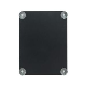 Securit® Dubbelzijdig Raamkrijtbord |0,2 kg - zwart Polypropyleen, kunststof PFW-27-36-BL