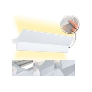 Paulmann LED-wandlamp 3-Step-Dim Stine  2700K 1.400lm / 410lm 230V 13 / 1x4W dimbaar Wit mat 79510 - wit Aluminium 79510