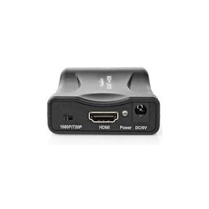 Nedis HDMI-Converter - Scart Female - HDMI Output - 1-weg - 1080p - 1.2 Gbps - ABS - Zwart - 5412810336425