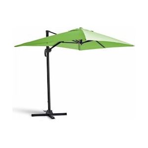 Oviala Business Groene aluminium 360° draaibare parasol 2x3m - groen 105313