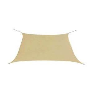 VidaXL Zonnescherm Vierkant 2x2m Oxford Stof Beige