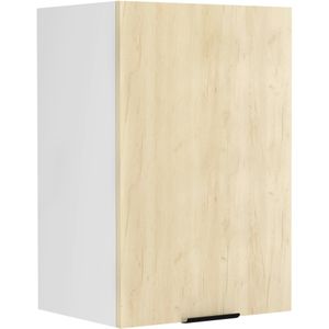 VCM keukenkast breedte 40 cm houten deur wandkast keuken keukenmeubel Fasola - wit 4051814429712