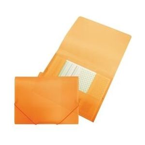 Beautone elastomap met kleppen, ft A4, oranje - blauw Papier 4710581387761