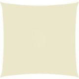 vidaXL Zonnescherm vierkant 2,5x2,5 m oxford stof crèmekleurig - beige 135191