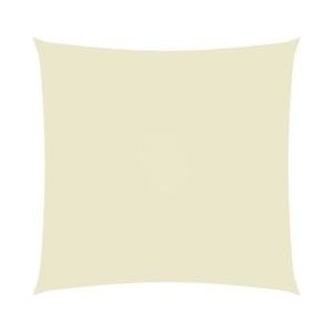 vidaXL Zonnescherm vierkant 2,5x2,5 m oxford stof crèmekleurig - beige 135191