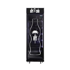 Gastro-Cool - Afri Cola reclame koelkast - groot - met glazen deur - zwart - zwart Multi-materiaal 114135