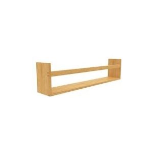 Modulaire Bamboe Plank met 1 Niveau 57x10x14cm 7house - bruin Bamboe 8429160804259