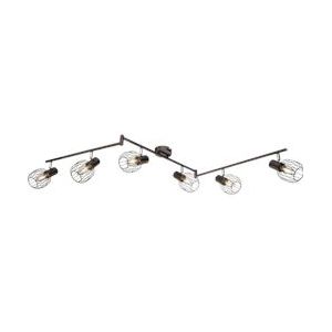 Globo Lighting Globo Spot metaal brons, 6x E14 - Brons Metaal 54801-6