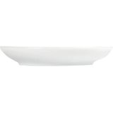 Olympia White Ware espresso-schoteltjes, porselein, 12 stuks