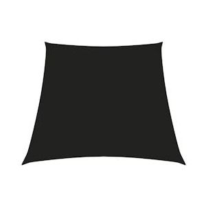 vidaXL Zonnezeil trapezium 3/5x4 m oxford stof zwart - zwart 135793