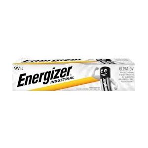 Energizer Industrial alkaline batterij 9V/6LR61/522, 12 stuks - ENEINDLR61C12