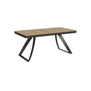 Itamoby Uitschuifbare tafel 90x180/284 cm Proxy Evolution Antraciet Natuurlijke Eiken Structuur - VE180TAPRXEVO-QN-AN