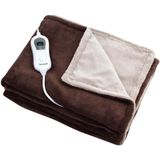 Larson – Elektrisch fleece deken – 160×120 cm – Bruin
