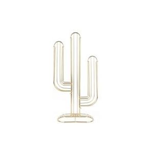 Present Time Koffiecuphouder Cactus - Goud - 20,5x9x40cm - Scandinavisch