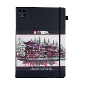 Sakura schetsboek, 80 vel, 140 g/m², ft A4, wit papier - wit 8712079448530