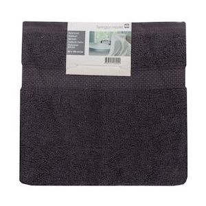 Tarrington House Handdoek, katoen, 50 x 100 cm, antraciet - zwart 4337147184949