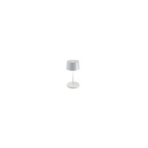 Zafferano Olivia pro mini witte oplaadbare en dimbare LED tafellamp - LD0860B3