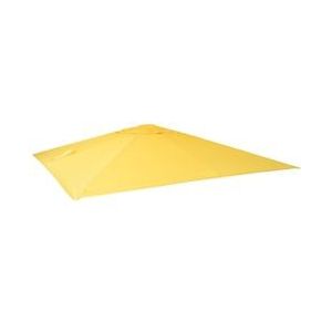 Mendler Vervangingshoes voor luxe verkeerslichtparasol HWC-A96, parasolhoes, 3,5x3,5m (Ø4,95m) polyester 4kg ~ geel - geel Textiel 76905