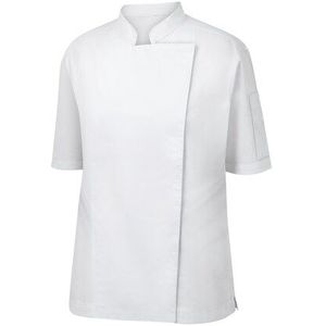 METRO PROFESSIONAL Dames koksjas korte mouw, maat S, wit - S wit Multi-materiaal 4337231918320