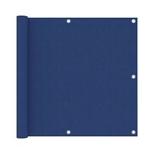 vidaXL Balkonscherm 90x400 cm oxford stof blauw - blauw 135013