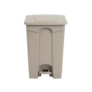 Jantex beige pedaalemmer 45L - wit GH637